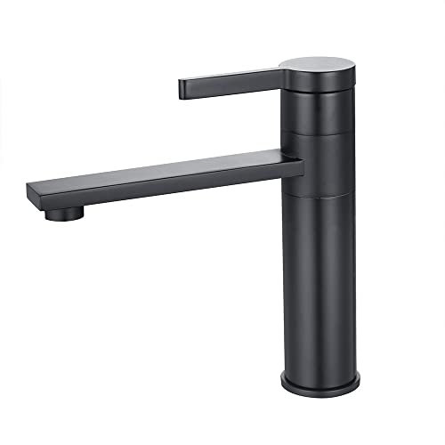 INEX EUROPA Grifo lavabo GRAY Gris metal-, con 5 años garantia acero inoxidable EDSS 22822 facil instalacion ahorro agua y alta presion graduable