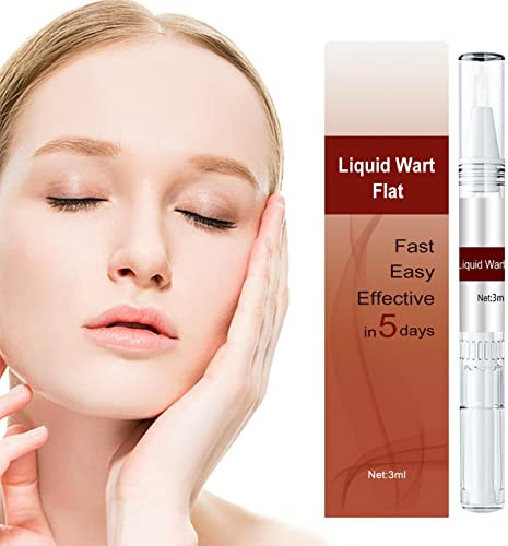 Penna liquida per la rimozione delle verruche | Penna per la rimozione della talpa della verruca del viso per collo,Liquido ad azione rapida per collo, viso, piedi, pelle del corpo Bexdug