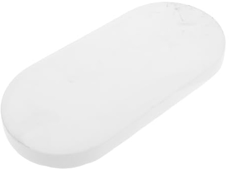RORPOIR Bandeja de Cerámica de Color Claro para Bañera Gran Capacidad y Diseño Multifuncional Adecuado para Organizar Perfumes y Accesorios de Baño