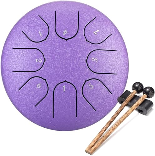 Premium Steel Tongue Drum Handpan 15cm (6) 8 Noten