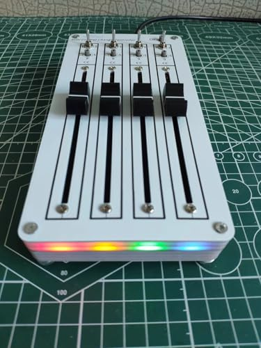 Toplionace 4-Fader USB Midi CC Controller - Daw-Mixer & Plugin-Steuerung für Musikproduktion Plug & Play