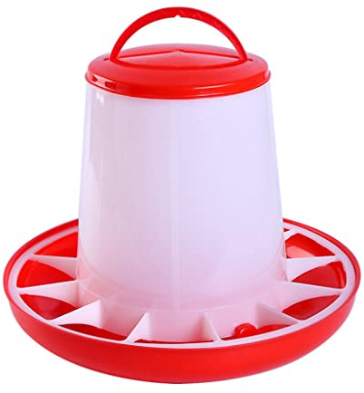 BUBEFSKD Distributore Automatico Cibo per Polli Appeso Pulcini in Plastica Durevole 1 5 kg 3 6 Forniture L'alimentazione Pollame Alimentatori Polli Bambini Spreco