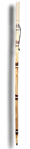 Simply Unearthed Chestnut wooden hiking stave with spike (Trekker)