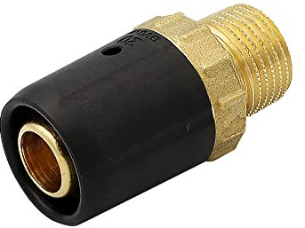 Pipetec Steckfitting Steck-Übergang mit Außengewinde 20x2 1/2'