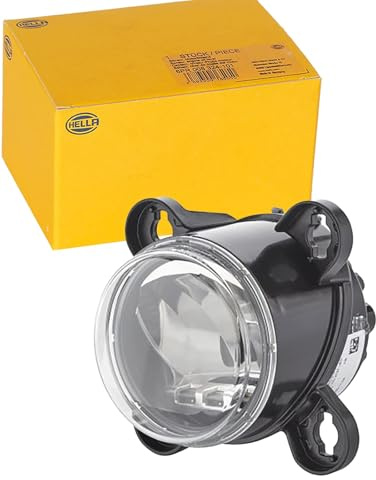 HELLA 1K0 015 050-121 LED-Hauptscheinwerfer - 90mm Essential R80 - 12/24V - rund - Einbau - Lichtscheibenfarbe: transparent - vorne rechts/vorne links