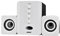 Zerone PC Speaker Mini 2.1 Wired Combination Speaker Bass Music Player Subwoofer Speaker System For Phone Laptop PC (White)