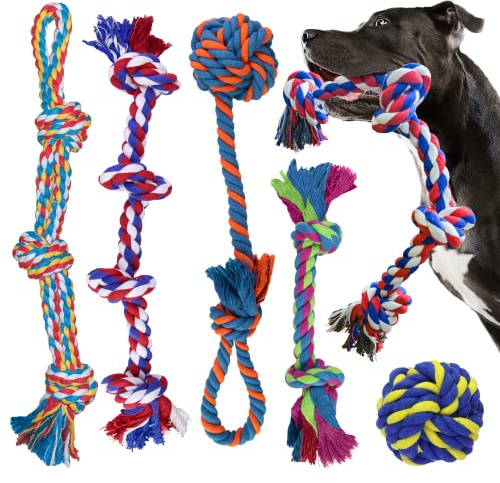 GaiusiKaisa Jouets en Corde pour Chien XL (extrêmement durables et Solides) pour Chiens de Grande et Moyenne Taille - Jouets DE Chien Extra Grands pour Les CHEWERS agressifs