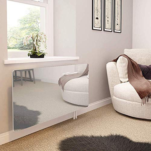 Glass Mirror Radiator Cover - Made by Premier Range in 820mm Wide x 640mm High