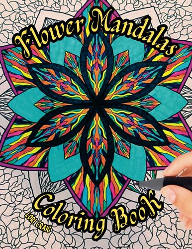 Flower Mandalas: Stress reducing Intricate Mandalas inspired by flowers