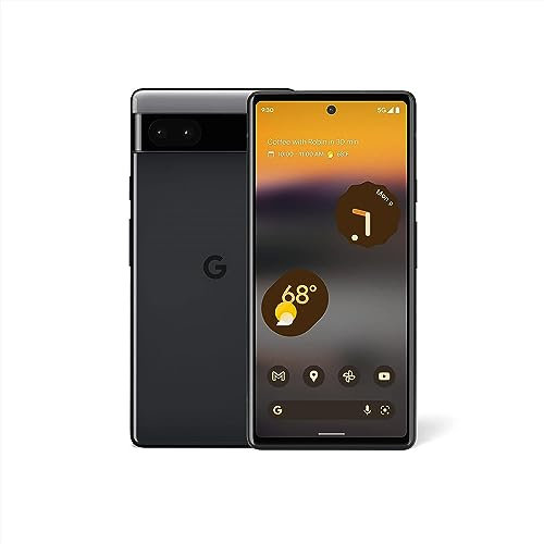 Google Pixel 6A - Smartphone 128GB, 6GB RAM, Dual SIM, Charcoal Black