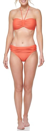 Tommy Hilfiger Bandeau Top Parte Superiore del Bikini, Ember, M Donna