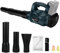 Schnurloser Laubbläser Kompatibel Mit Bosch Professional 18V System Akku GBA/CORE/ProCORE/AMPShare 18V, 6 Geschwindigkeiten Elektrischer Laubbläser Bürstenlosem, Für Rasenpflege, Garten