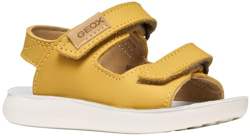 Geox B Sandal Lightfloppy, Sandalia Bebé-Niños, Ochre Yellow, 22 EU