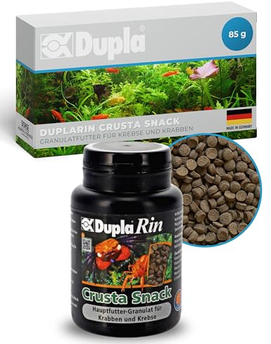 Dupla DuplaRin Crusta Snack I 85 g I Granulatfutter für Krebse & Krabben I Hauptfutter mit Fisch, Krebstieren, Gemüse, Spirulina & Algen I unterstützt Wachstum, Vitalität & Schalenbildung
