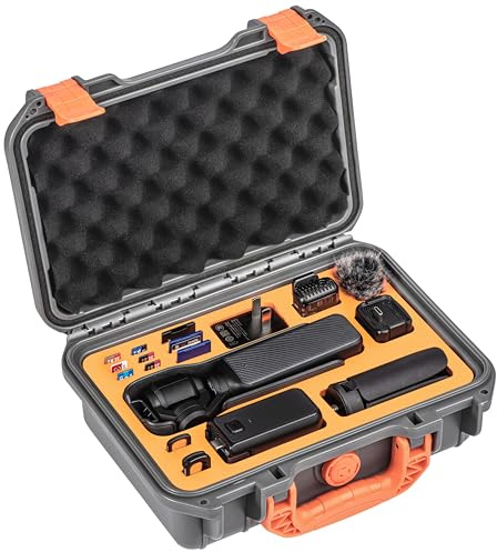 STARTRC Osmo Pocket 3 Étui Rigide Multifonctionnel Portable étanche pour DJI Pocket 3 Creator Combo Accessoires pour Appareil Photo, Noir, Valise, Noir, Valise