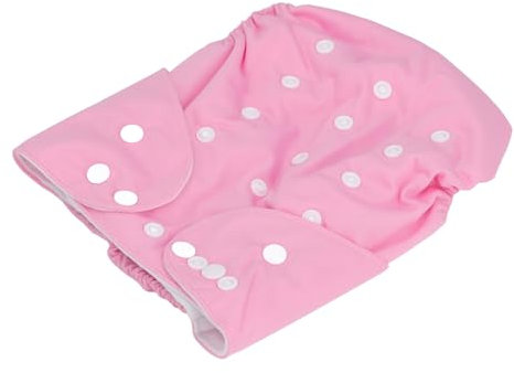 Stoffwindel für, Wiederverwendbare Wasserdichte Zweireihige Windel mit Auslaufsicherer Schicht, Elastisches Design, Weiches und Atmungsaktives Polyestermaterial (109)