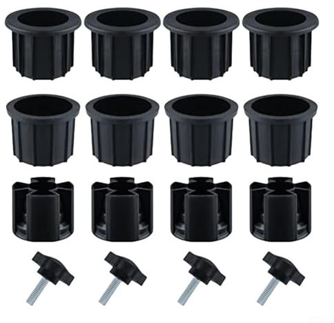 Robustes Sonnenschirmzubehör mit Ösenabdeckungen für verbesserte Stabilität bei Außenbedingungen (16-teilig)