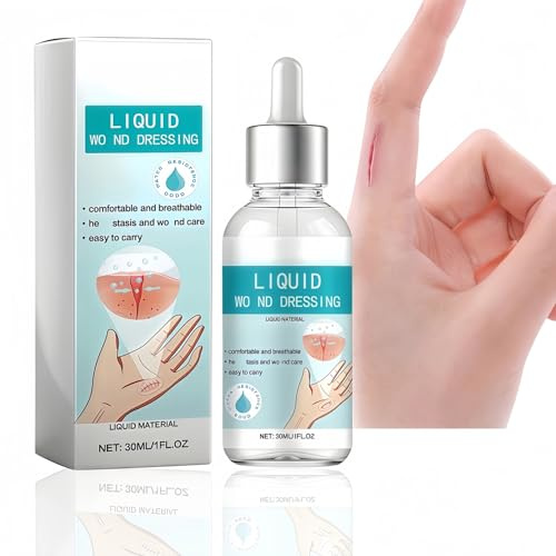 Skin Liquid Plaster Gel,Waterproof and Breathable Quick-Dry Gel,Liquid Plaster,Quick-Drying Dressing for Protection Film,Skin Glue for Wounds Human,Liq/uid Pl/aster for Wounds,Li/quid S/kin Pl/aster