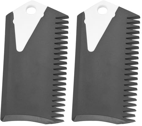 Cryfokt Pettine di Cera per Surf, in PVC Lightweight Skimboard Cera Combinato 2 Pcs/set Durevole per Applicare la