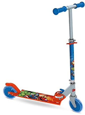 Mondo Toys - Alu Scooter AVENGERS - Patinete infantil de aluminio de 2 ruedas - Manillar regulable - 28681