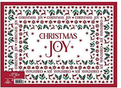 Harvey & Mason Christmas Lap Tray Beanbag Base Padded Dinner Serving Cushion Breakfast In Bed