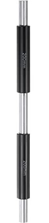 sourcing map Standard Measuring Rod 200mm Caliper Micrometer Calibration Block Rod Outside Micrometer Rod Bar