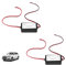 2 Piezas Condensador Filtro Rectificador, 12V DC Cámara de Visión Trasera Relé Rectificador, Coche Retrovisor Cámara Potencia Relay, Solución para Pantalla Negra y Giro de Imagen en Vehículos