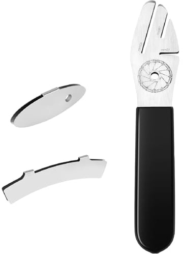 Kiuiom Herramienta de Ajuste Bicicleta Frenos,Llave para Frenos De Disco Bicicleta con 2 Pieza Freno De Disco Hoja, Acero Inoxidable Herramienta Aplanar Discos Freno, para Reparaciones de Bicicletas