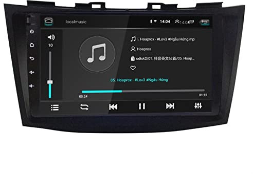JINFOLI 4G 64G DSP Android 10.0 Lettore multimediale for auto 2 Din Autoradio GPS Navigazione Stereo WiFi Adatto, for Swift, 2012 2013 2014-2016 Impianto audio stereo per auto(2GB 32GB WIFI)