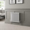 DuraTherm® 600 x 605mm White Traditional Horizontal Designer Radiator Double Column Colosseum Cast Iron Style Central Heating Panel Radiators Rad