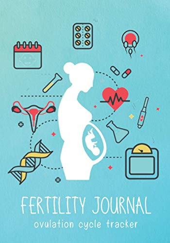 FERTILITY JOURNAL. OVULATION TRACKER: Monitor Every Detail: Basal body temperature, Cycle start/end date, cervical mucus, intercourse... | 4 year monthly calendar log book ♀