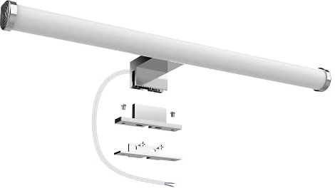 Aourow Lampada da Specchio a LED 40cm 10W 1200lm,Luce Specchio Bagno Super Luminosa Bianca Neutra 4000K,Impermeabile IP44,Applique Specchio Bagno No Strobo 230V,Classe II(Senza Interruttore)