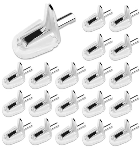 40 st. hyllstöd, stöd golvstöd, bokhylla, stöd, glashylla, 3 mm, hyllstöd, fack-golvstöd, hyllstöd för skåp, bokhylla, möbler