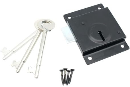 EAI Rim Lock | Black 4 x 3 Press Lock Pattern with 3 Keys