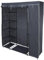 Well Home - Campingschrank mit Regalen, Grau, 141 x 45 x 167 cm