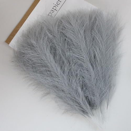 LUMoony Erba di pampa artificiale, 10 pezzi, 35 cm, decorazione soffice, erba artificiale, decorazione per matrimoni, decorazione soggiorno, erba della pampa, grande decorazione