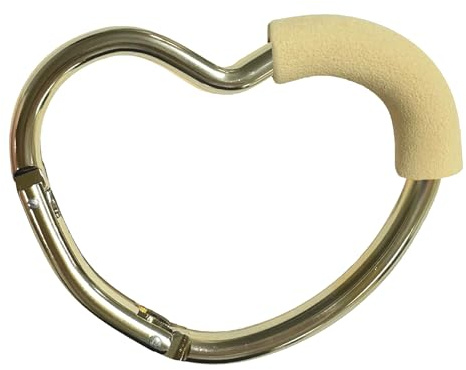Lulyboo Práctico gancho de corazón multiusos | Clip de espuma EVA ligero para cochecitos, transportadores y carritos de la compra | Bolsa de pañales segura, bolso, juguete y soporte de comestibles |