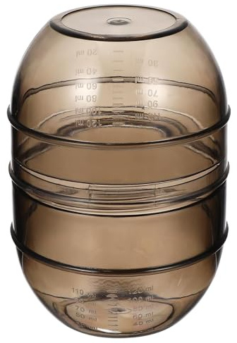KJHBV Ciotola Shaker per Tintura Chioma 120Ml Bilancia Incorporata, Contenitore Plastico per Miscelare e Applicare Colorazioni in Modo Uniforme, Pensata per Parrucchieri e Appassionati