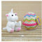 Kögler 75760 - Emily, Mini Einhorn aus Plüsch im Ei, ca. 13 cm groß, kleines Plüschtier zum Kuscheln und Liebhaben, als kleines Geschenk für Kinder, Jungen und Mädchen