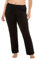 Ulla Popken Damen große Größen Übergrößen Plus Size Hose, seitliche Taschen, gerade Form, bis Gr. 66/68 schwarz 42+ 640831100-42+