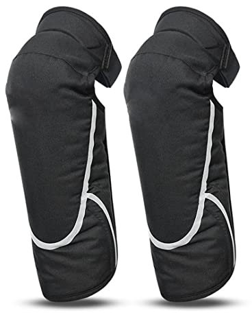 Hcclijo Motocross Knieschoner Winter Kältebeständig Guard Moto Knieschutz Schutzausrüstung Motorrad Ridng Knie Motorrad Knieschoner M