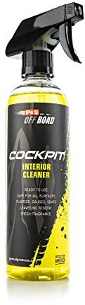P & S Nettoyant d'intérieur de cockpit hors route – Sans résidus pour plastiques, vinyle, caoutchouc et cuir – Sûr et prêt à l'emploi pour VTT, UTV, côte à côte et plus encore – Spray de 473,6 g