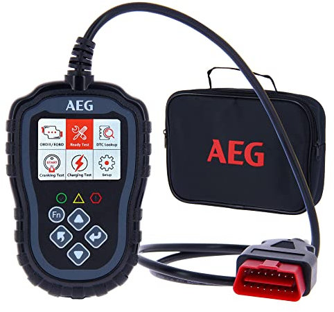 AEG 005073 Outil Diagnostic OBD2 Evol 2, 3 Fonctions : Lecture, Détail, Effacement des codes défaut, Analyse données véhicule, Test Batterie et Circuit de charge