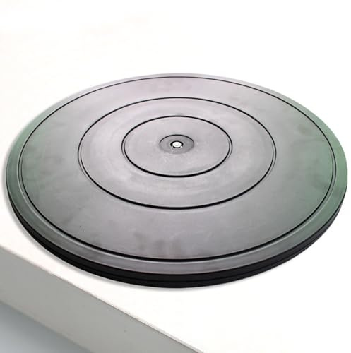 1 paket Roterande Vridbart Stativ Svängskiva Heavy Duty 360° roterande plattform med stålkullager 40cm skivspelare för TV Dator Högtalare Keramikhantverk