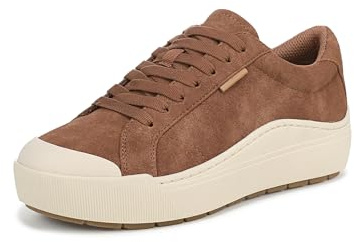 Dr. Scholl's Women's Time Off Sneaker Dark Honey Brown 10 M