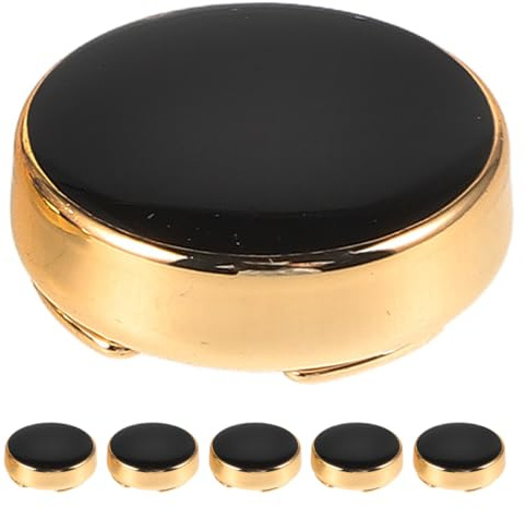 TOPPERFUN Tapa de Botón de Aleación de Zinc, Cubiertas de Botones Elegantes y Resistentes 3 Pares de Gemelos para Trajes Formales en Bodas y Eventos