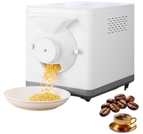 Tostadora de café automática, 1600 W, eléctrica, con pantalla digital, capacidad de 1500 g, control de temperatura de 100 ℃ a 250 ℃ y temporizador, ideal para tostar diversos frutos secos