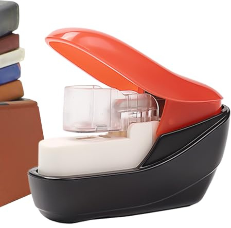 Compact Stapleless Stapler, Handheld Paper Crimper, 6 Inch Document Fastener with Grip, Stapling Tool with Easy Press, Office Desk Accessory Eco-Friendly Design, School Classroom Hospital