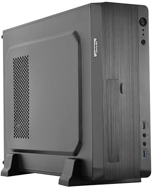 L-LINK Custodia per PC ATX Slim con USB 3.0 Frontale | Alimentazione 500W | Torre PC con design elegante e durevole | Custodia per computer compatta modello: MAGNA