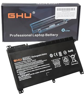GHU New BI03XL ON03XL Laptop Battery Compatible with HP Pavilion X360 13-U M3-U M3-U001DX M3-U103DX 13-U100TU 13-U100TU Stream 14-AX 14-ax010wm 14-ax020wm 14-ax030wm Series HSTNN-UB6W 41.7Wh 11.55V